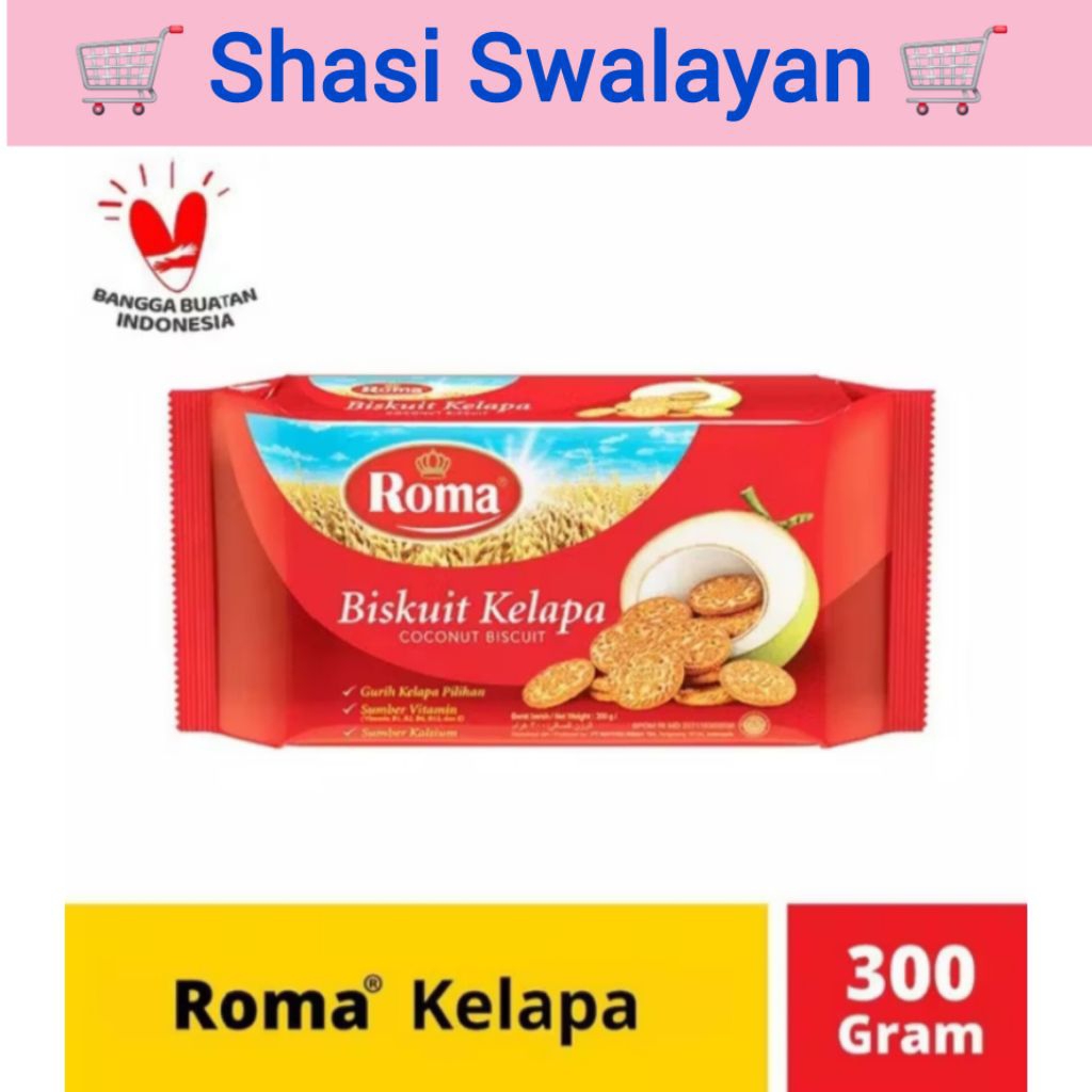 

ROMA KELAPA Biskuit 300 gram