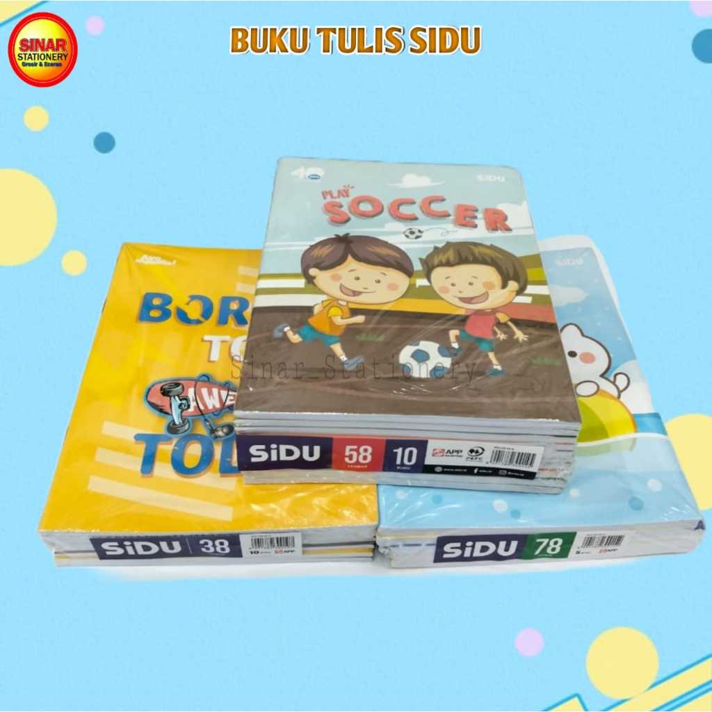 

Buku tulis sidu isi 58 lembar