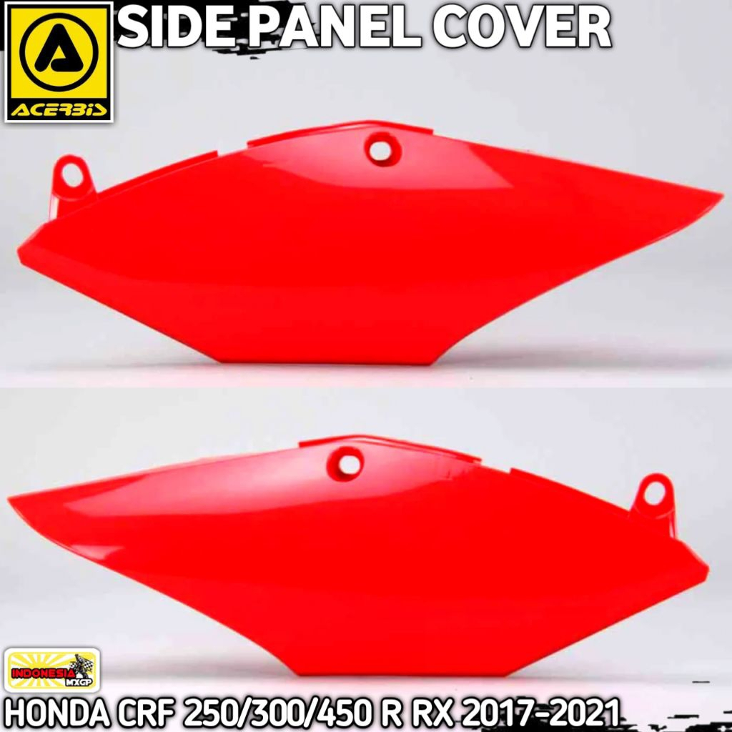 HONDA CR - CRF 250 300 450 R RX 2017 2018 2019 2020 2021 - ACERBIS SIDE PANEL COVER - BODY SAYAP SAM