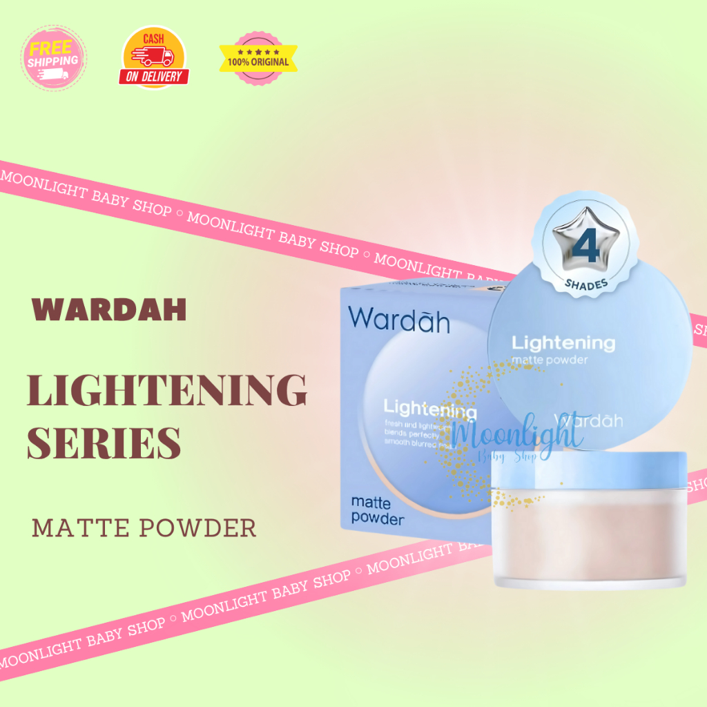 Wardah Lightening Matte Loose Powder 20g | Bedak Tabur