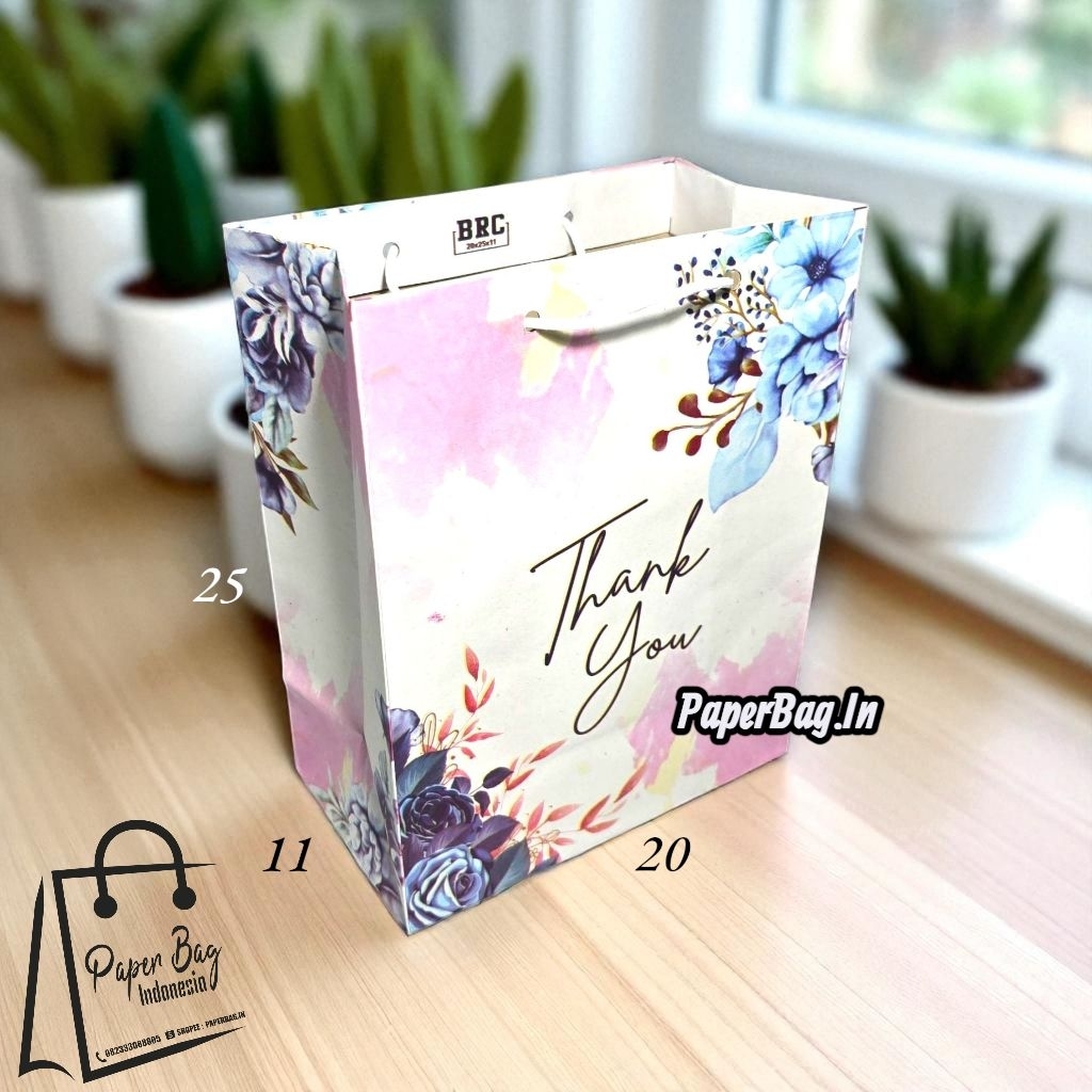 

Paperbag 20x25 Motif Premium Wedding
