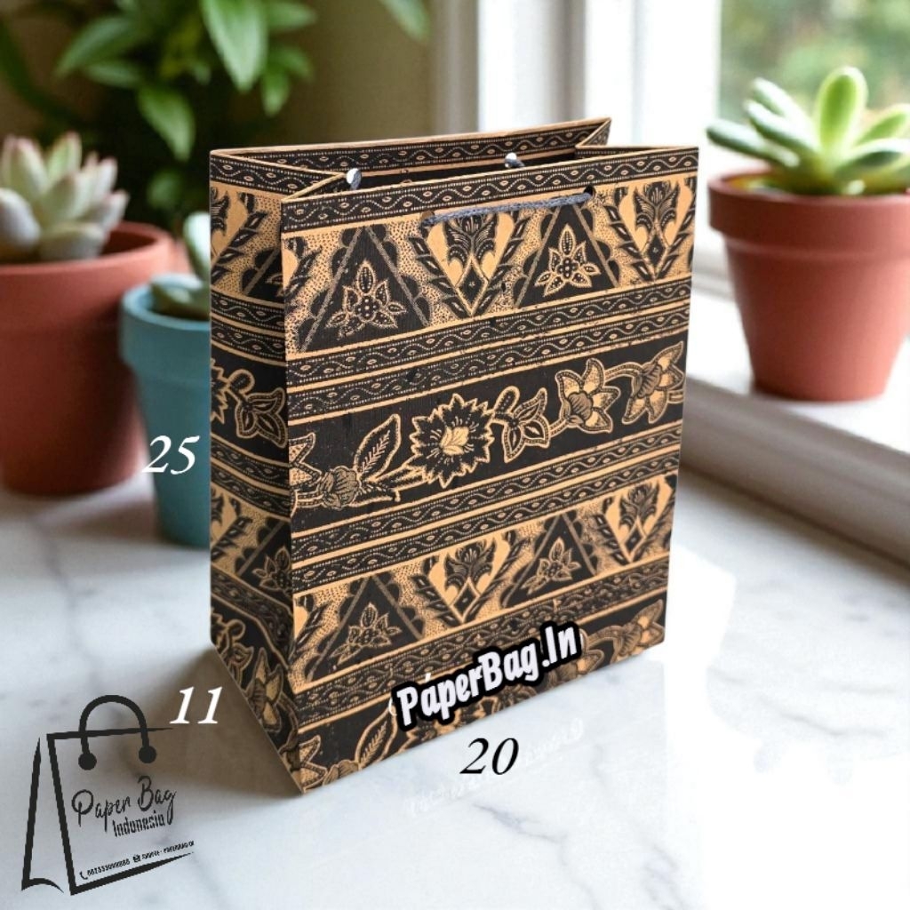 

PAPER BAG MOTIF BATIK 20X25
