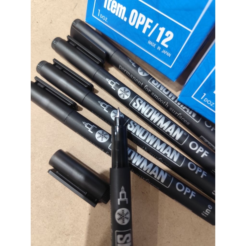 

spidol snoman OPM dan OPF permanent