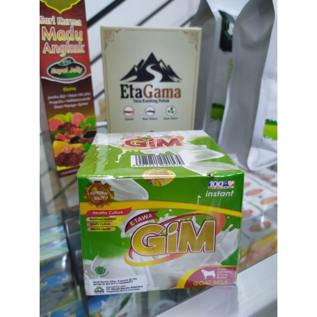 

Susu Kambing Etawa GIM Susu Sachet Bubuk