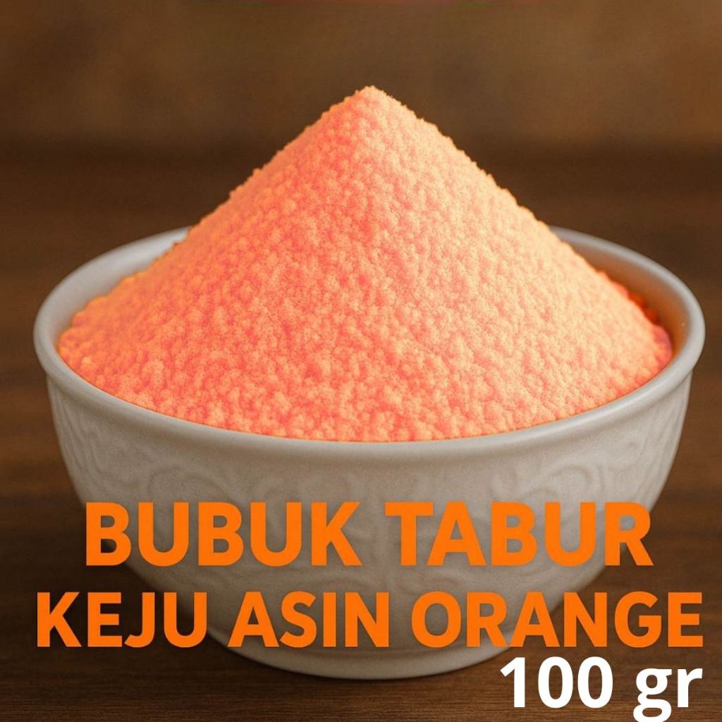 

Keju Asin Oren 100gr Bumbu Tabur Keju Oren Asin Gurih