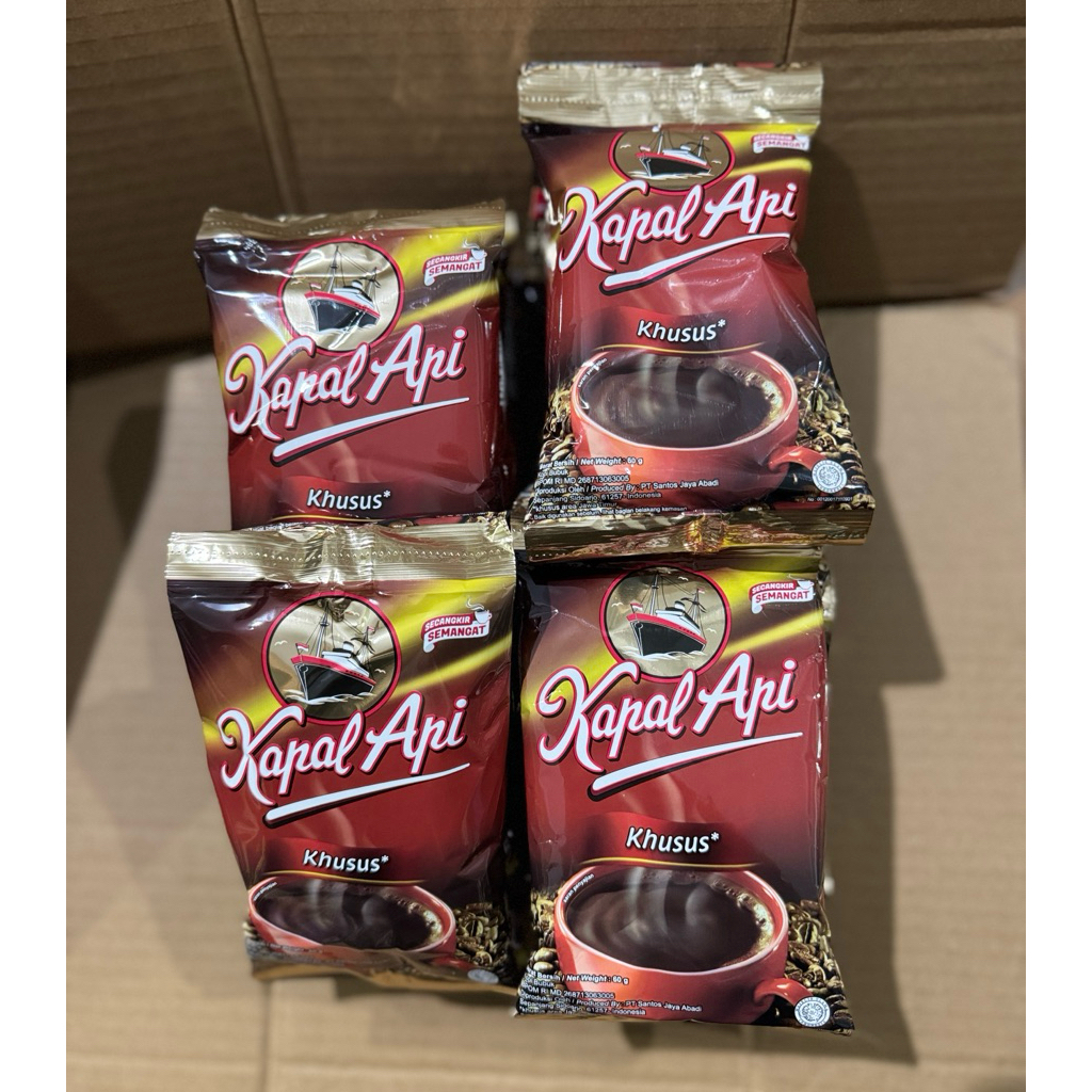 

Kapal Api Khusus 60g 1Renceng isi 10Sachet