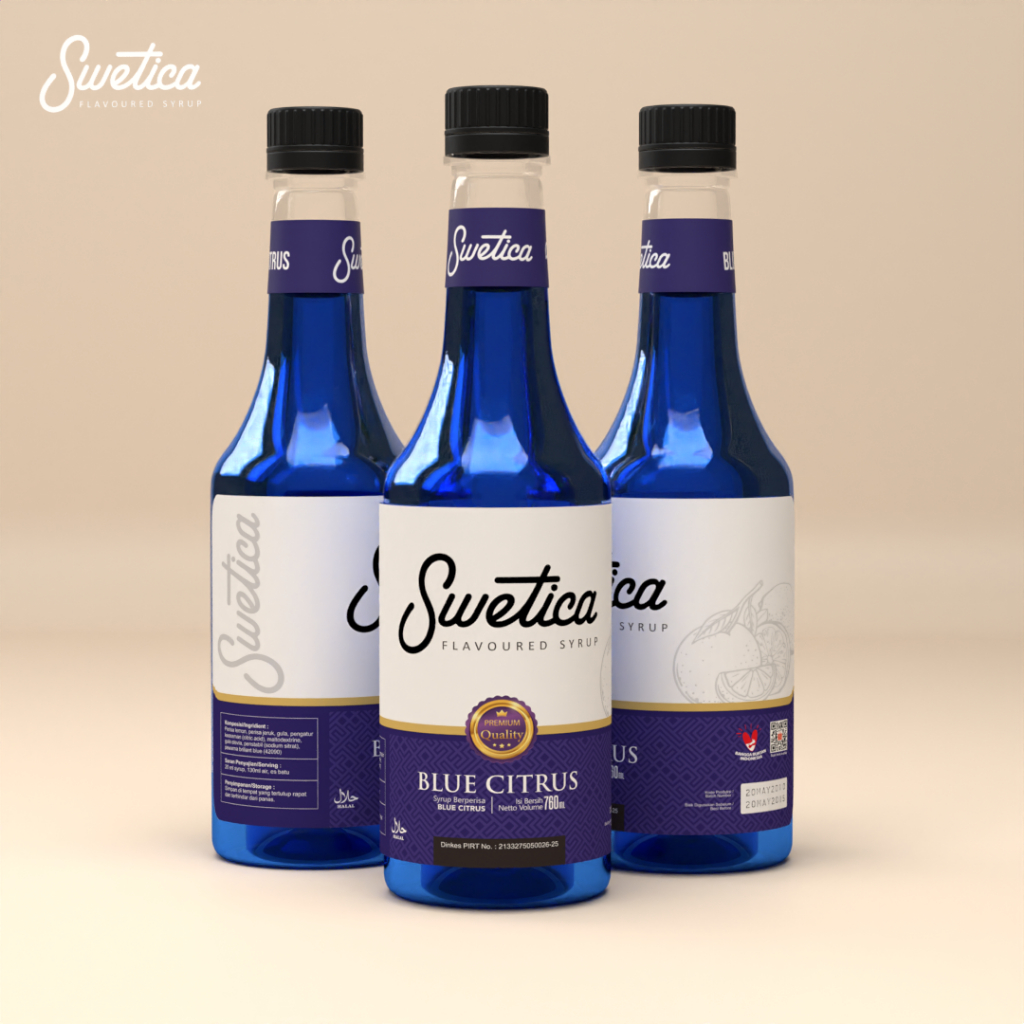 

Blue Lagoon Premium Syrup Swetica 760ml | Blue Citrus Blue Curacao Sirup Horeca Kopi