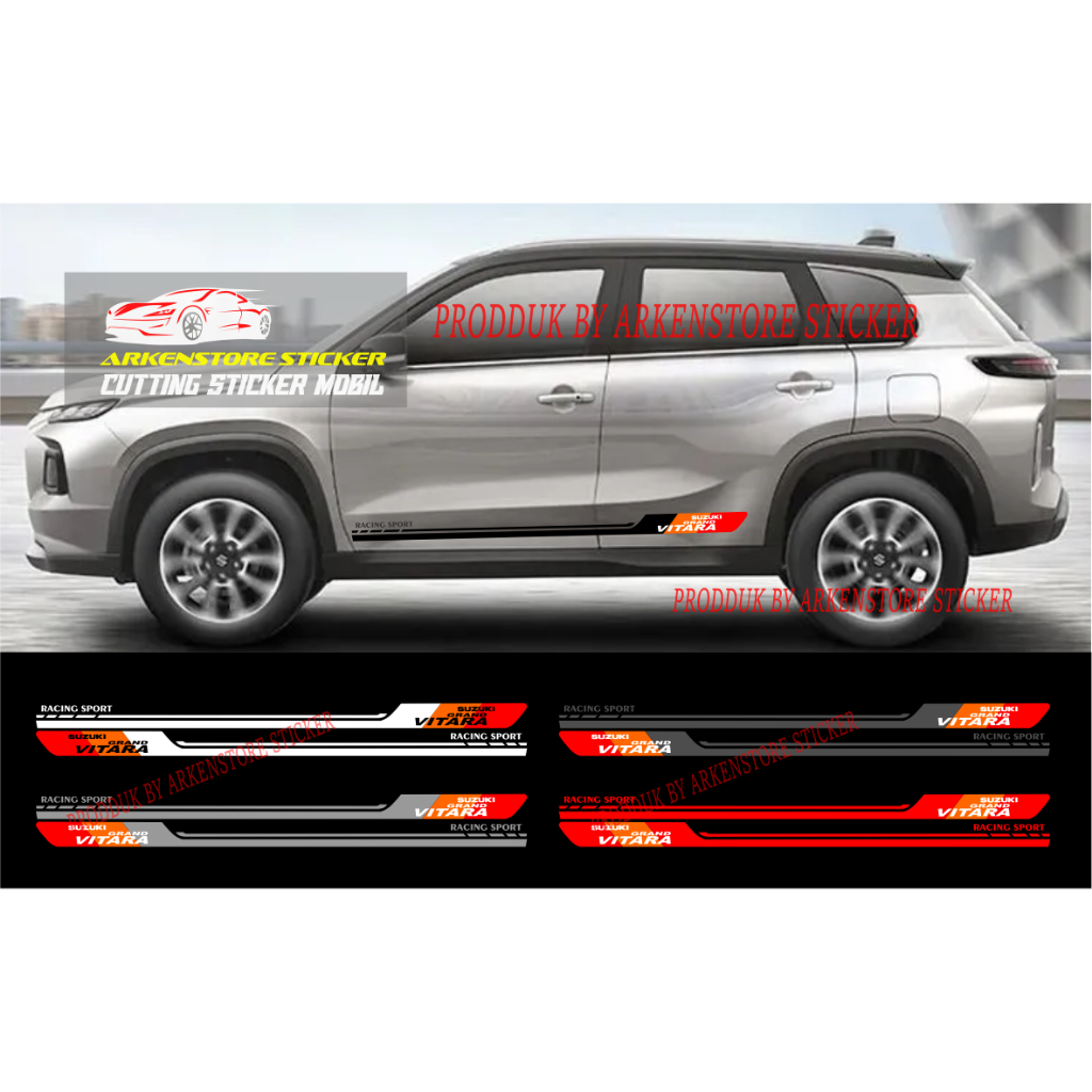 Stiker mobil Suzuki grand vitara cutting stiker sticker mobil grand vitara stiker terbaru
