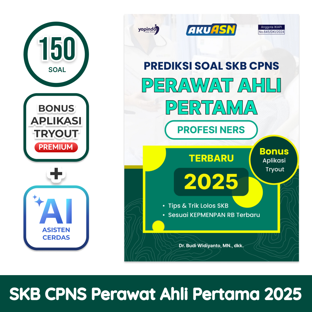 Buku AKU ASN Soal SKB Perawat Ahli Pertama 2025