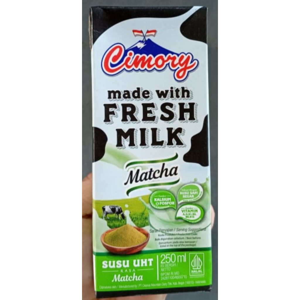 

Cimory Fresh Milk Susu UHT Matcha 250 ml
