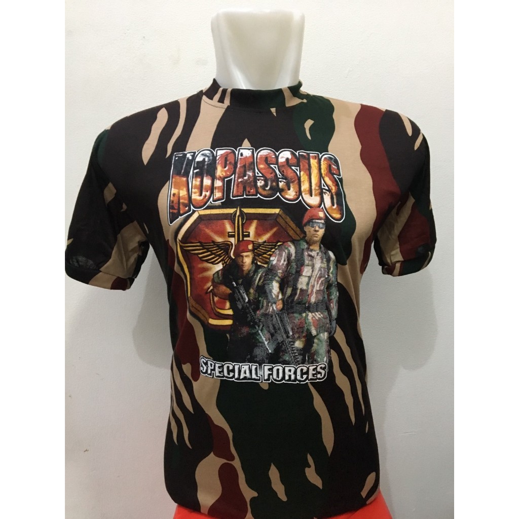Kaos Loreng Kopassus - Kaos Kopassus - Kaos Loreng - Kaos