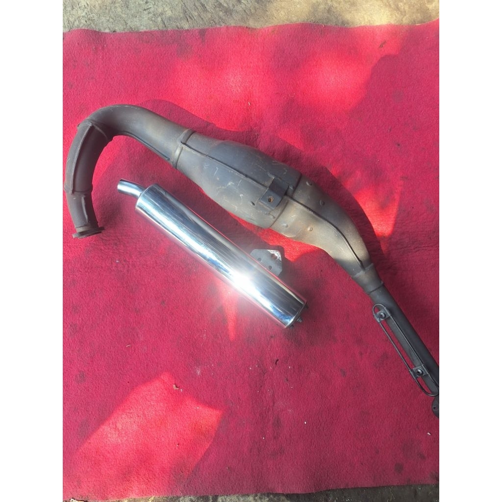 Knalpot Standar Kawasaki Ninja RR New Bekas Original