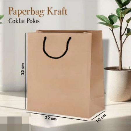 

PAPER BAG POLOS KRAFT COKLAT READY STOCK ECERAN - PAPER BAG MURAH - TAS HAJATAN / TAS SOUVENIR