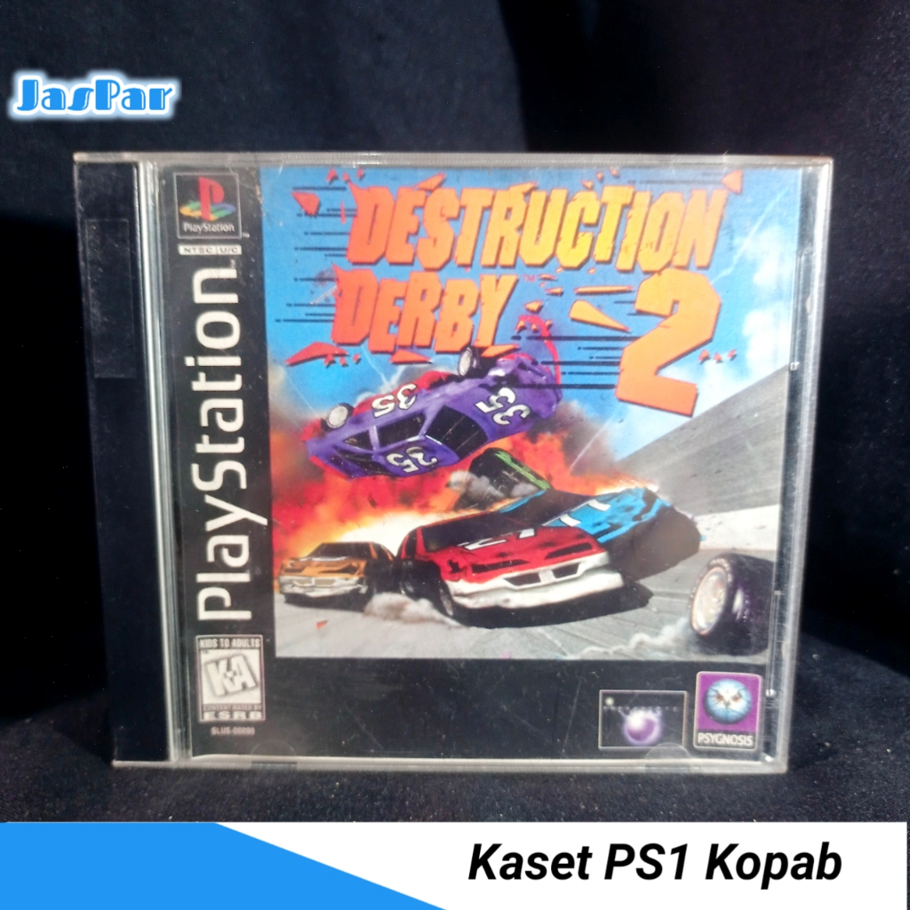 Kaset PS1 Kopab DESTRUCTION DERBY 2 CD Playstation Game Original Pabrik | Second