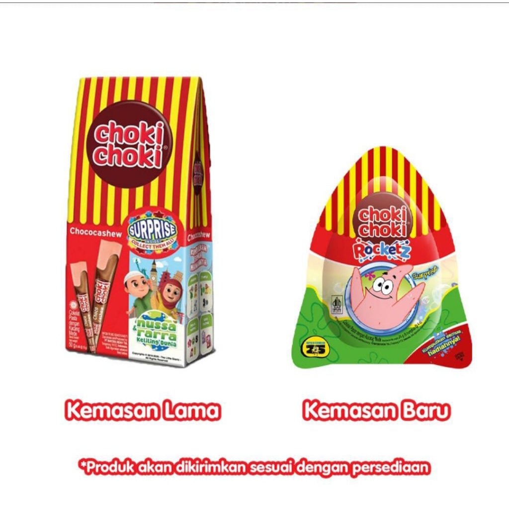 

Choki Choki Pasta Coklat Surprise 6x4g/Coklat Choki Choki
