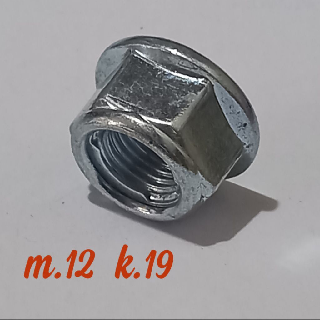 Mur roda m12 kunci 19 mur as roda depan beat vario