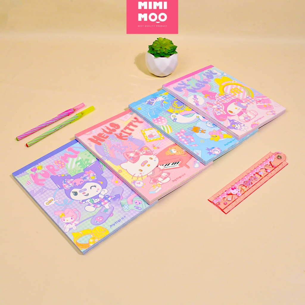 

MIMIMOO Buku Alat Tulis Anak A5 Karakter Original Sanrio Cinnamoroll Kuromi