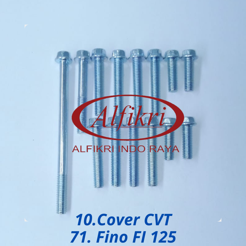 71-10 CVT Fino FI 125  (2016 - 2018) Full Set / Baud CVT Yamaha Fino FI 125  (2016 - 2018) Full Set