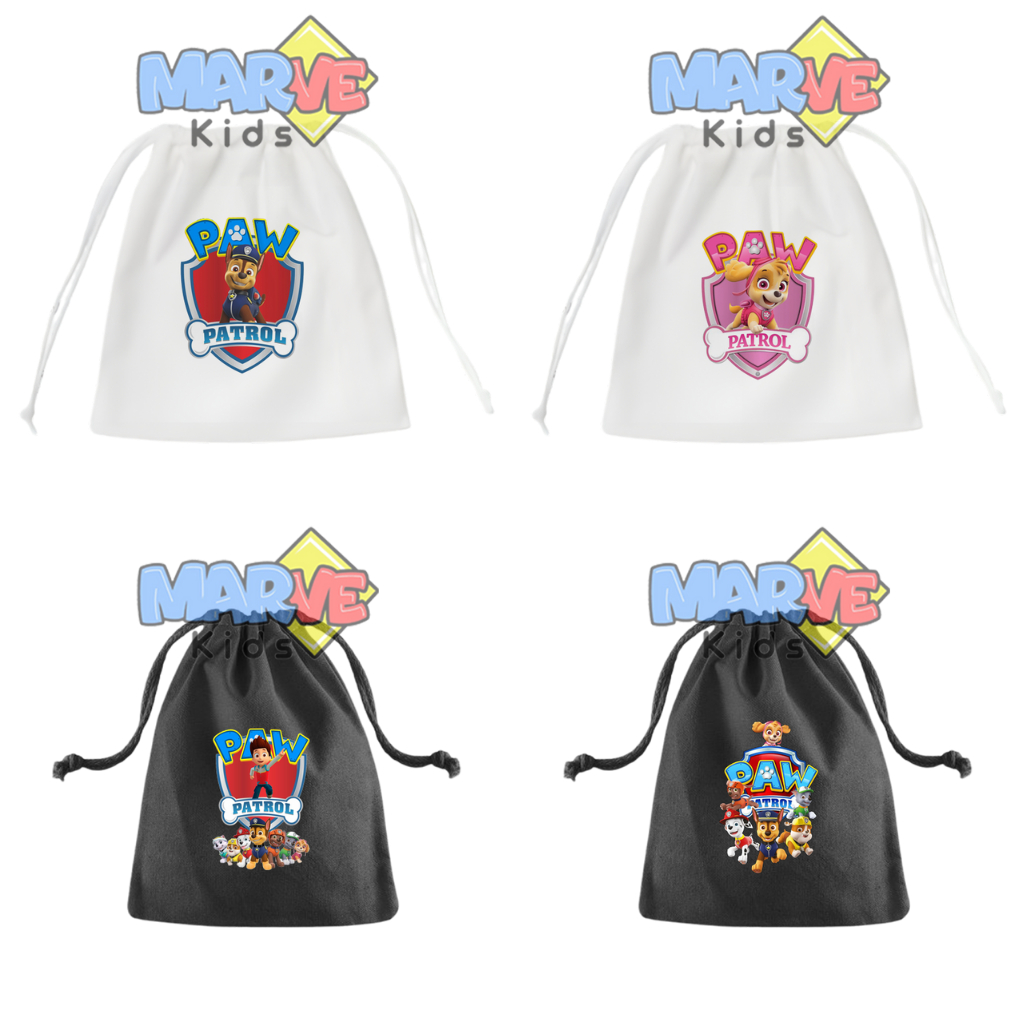 

Tas Pouch Bag Souvenir Ulang Tahun Paw Patrol Tas Anak Kado Hampers Goodiebag Goodie Bag