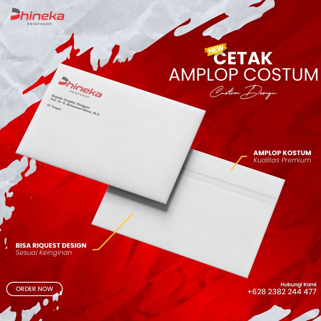 

Cetak Amplop/Custom Murah / Angpao amplop Idul Fitri custom desain dan nama