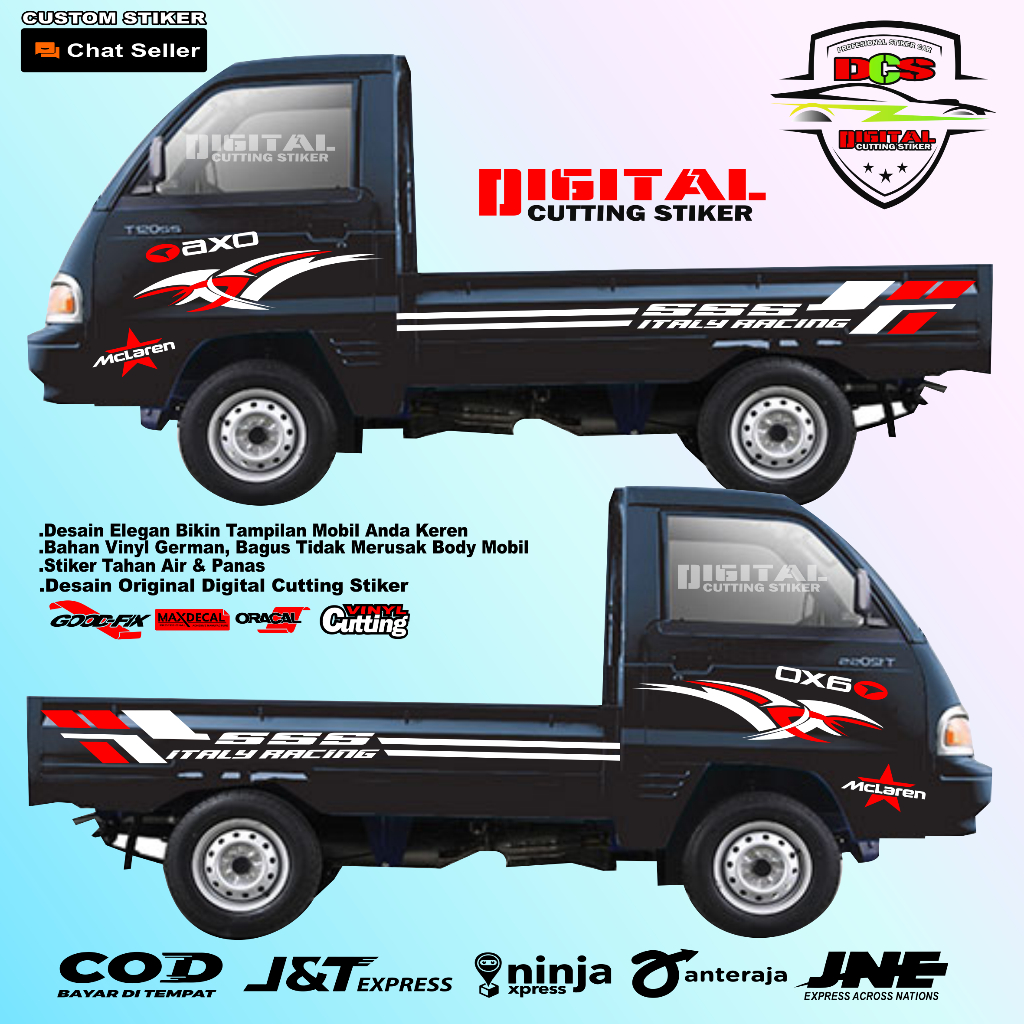 STICKER STICKER CUTTING MOBIL PICK UP CARRY SS READY STOCK