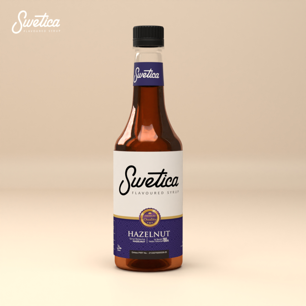 

Hazelnut Syrup Swetica 760 Ml Premium | Sirup Hazelnut