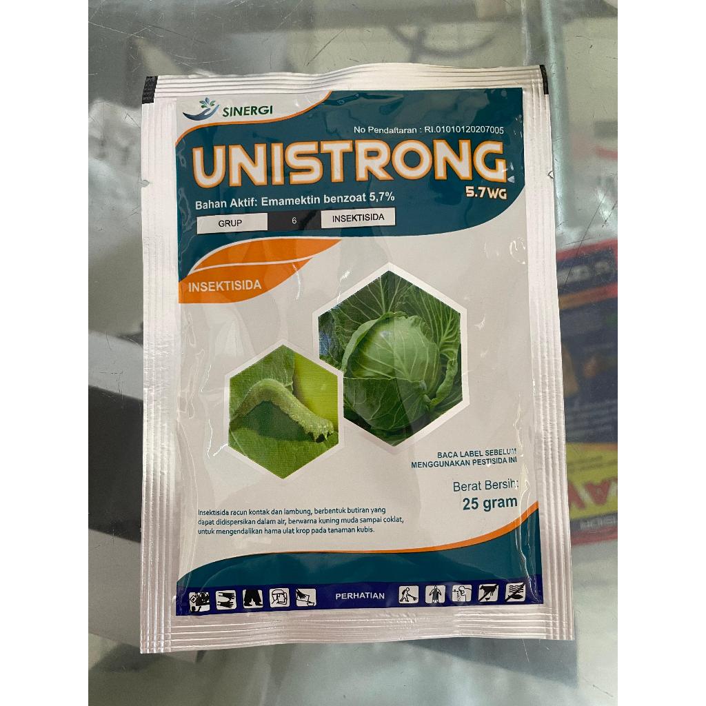 Unistrong 5.7 WG Insektisida Ulat Krop 25g