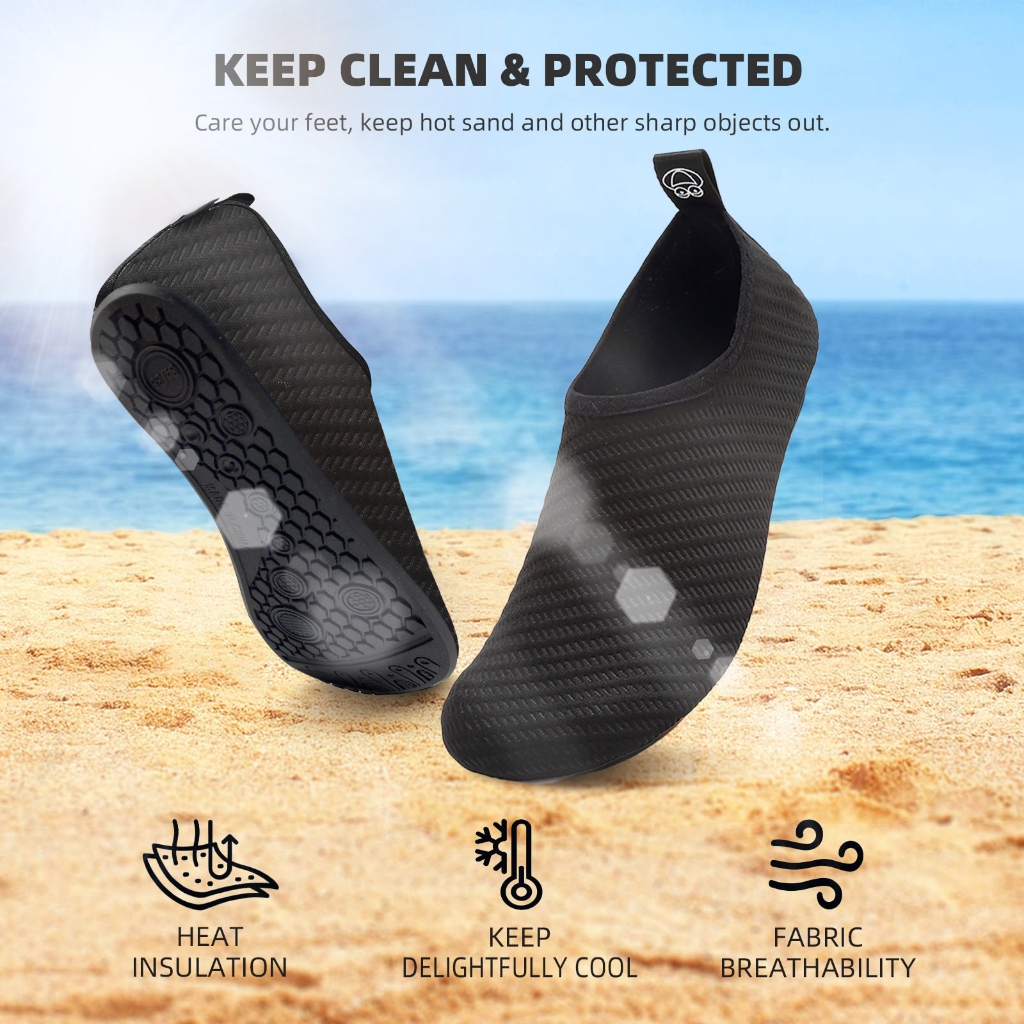 Sepatu Pantai Rafting Renang Surfing iving Snorkling Pria Dan Wanita Water Shoes Barefoot shoes
