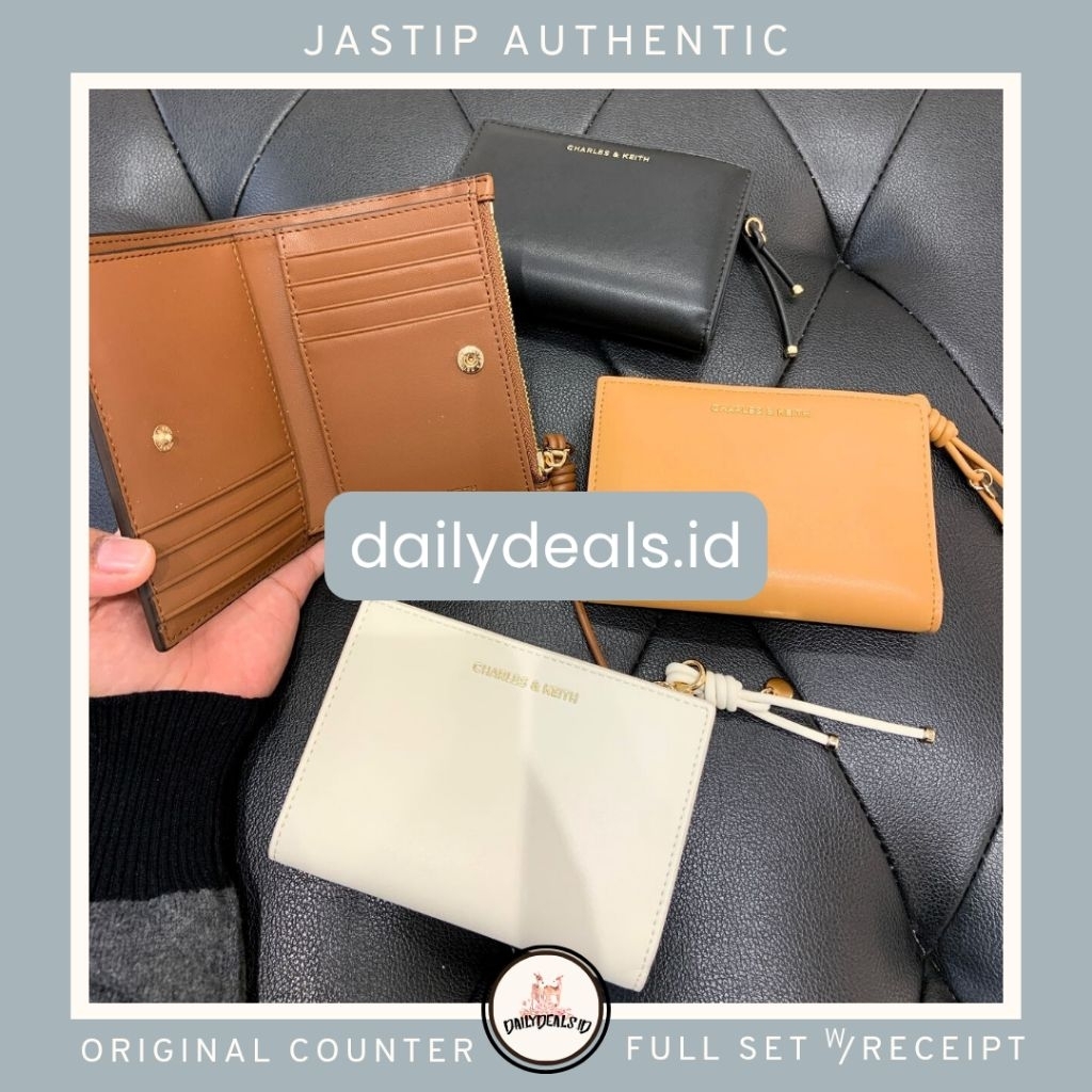 #6-10681184 Everleigh Wallet - Jast[p] CK ORIGINAL COUNTER MINI DOMPET KECIL LIPAT STORE AUTHENTIC A