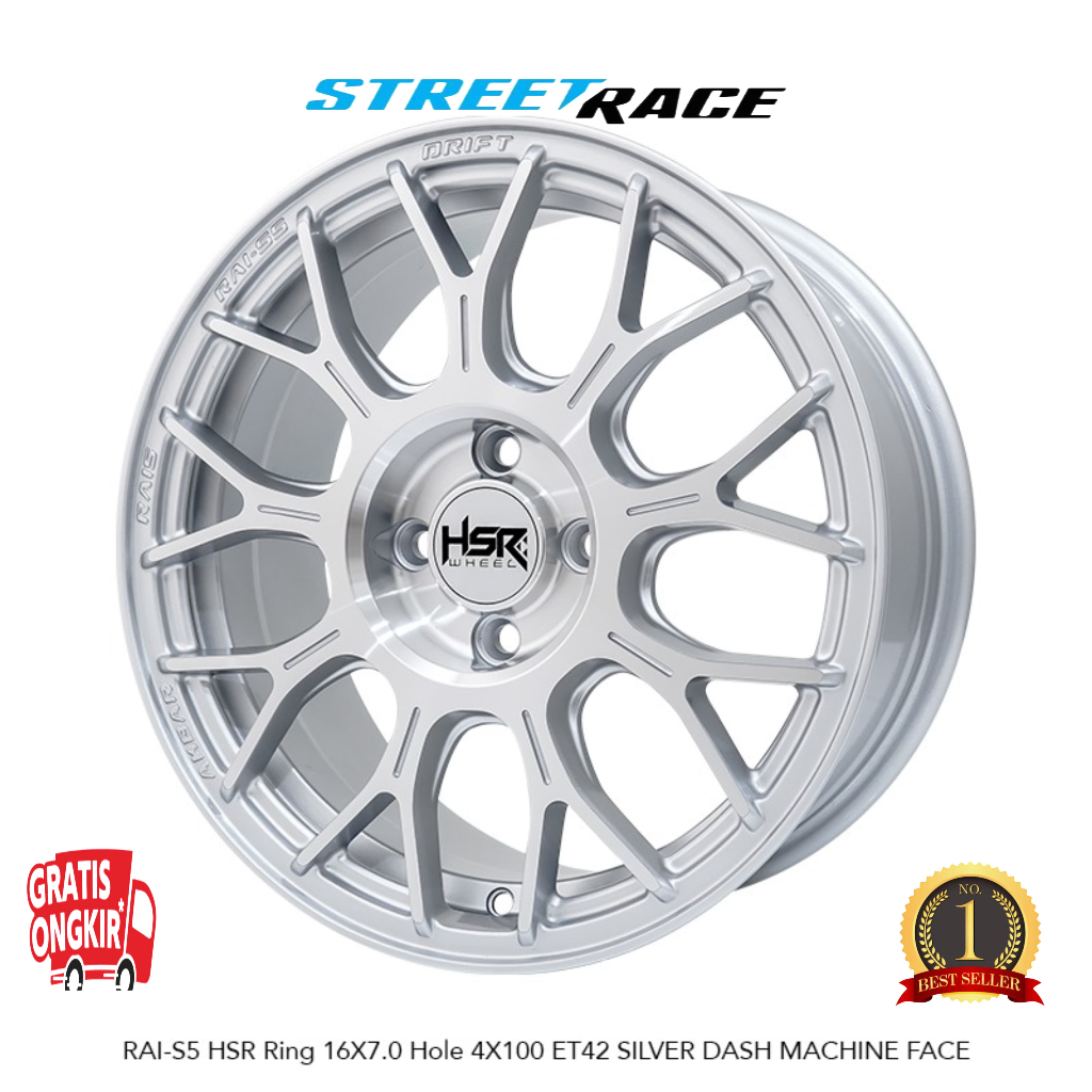 VELG RACING RING 16 BUAT MOBIL BRIO.JAZZ.YARIS.AGYA,DLL