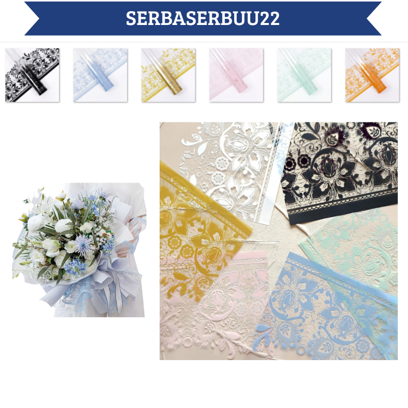 

20 LEMBAR Kertas Bunga Wisuda Anniversary Romantis Gift Cellophane Brocade Flower Wrapping Paper Buket KB121