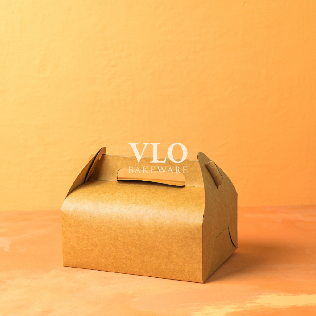 

[1 SET ISI 10 PCS] Gable box tebal | kotak kue hampers lebaran imlek cny natal ulang tahun