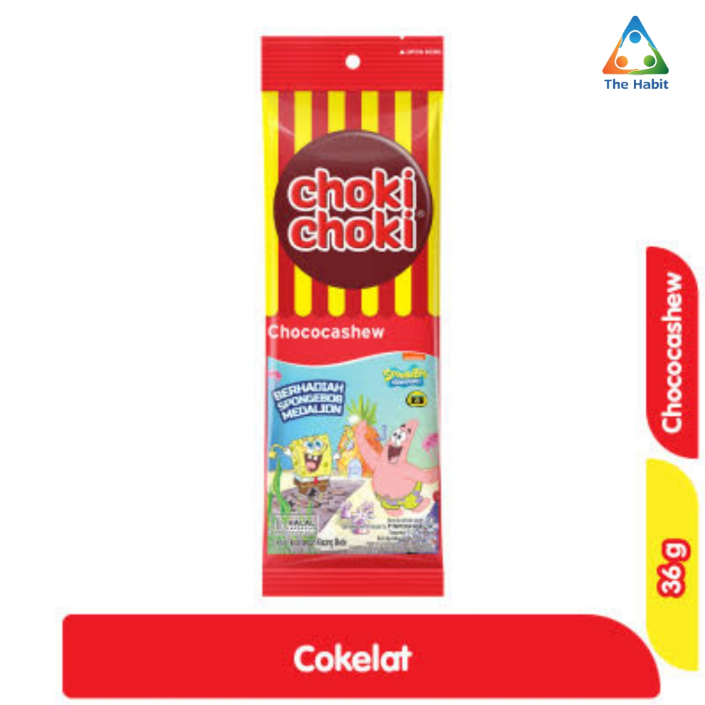 

(The Habit) Choki Choki Cokelat Pasta dengan Kacang Mede Kemasan Sachet Isi 4