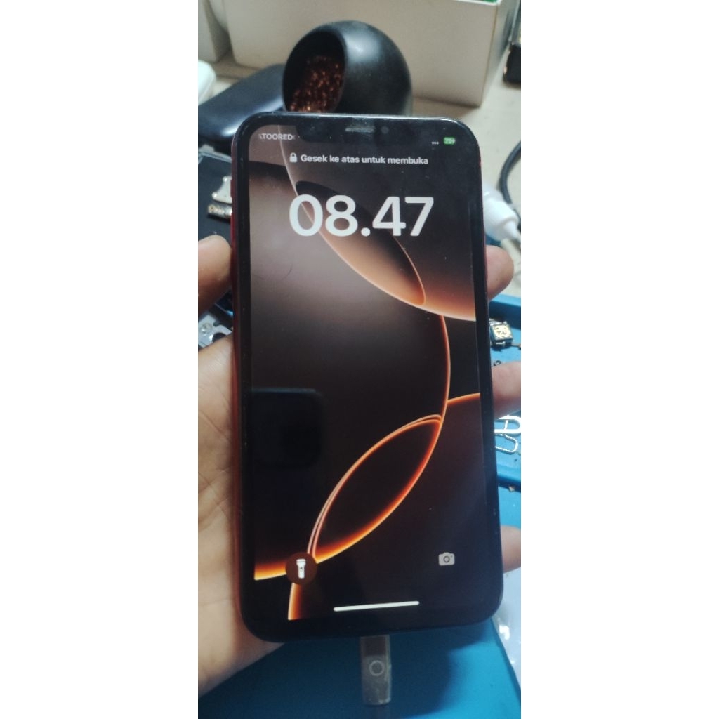 Lcd iPhone xr original copotan minus