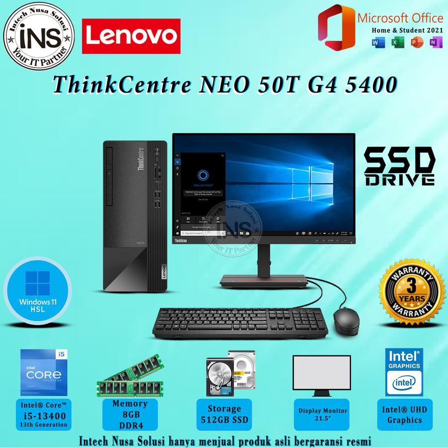 PC Lenovo ThinkCentre NEO 50T G4 5400 i5-13400 8GB 1TB SSD+1TB HDD WIN11HSL+OHS2021 2YR