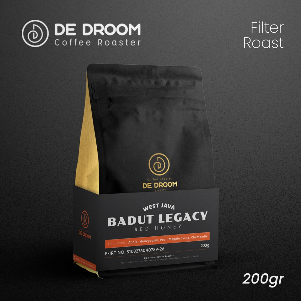 

De Droom - Arabica Jawa Barat Badut Legacy Red Honey - Biji Kopi Filter Manual Brew