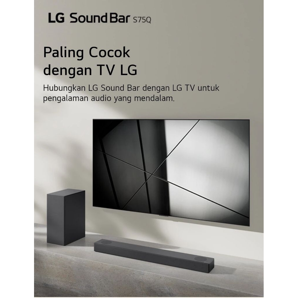 SOUND BAR LG S75Q with Meridian