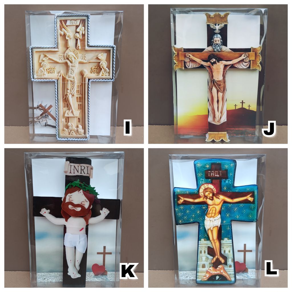 Salib / Salib Dinding / Salib Gantung / Suvenir Sekolah Minggu / Suvenir Komuni Pertama / Suvenir Ka