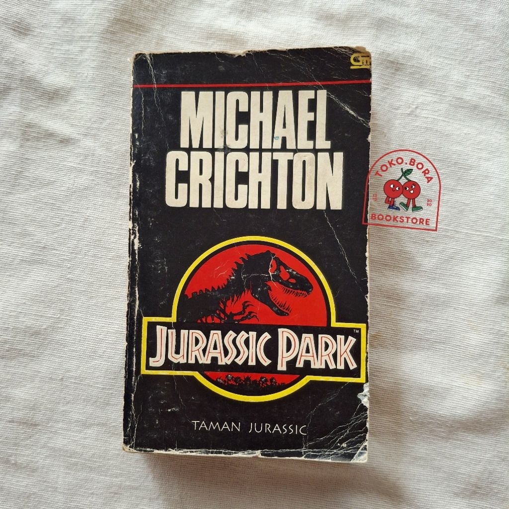 Buku Novel Jurassic Park - Michael Crichton Terjemahan Preloved ORIGINAL