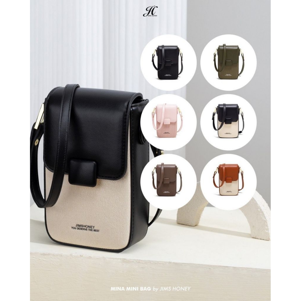 Jims Honey Mina Mini Bag/tas wanita/tas selempang/tas dompet hp/tas cantik