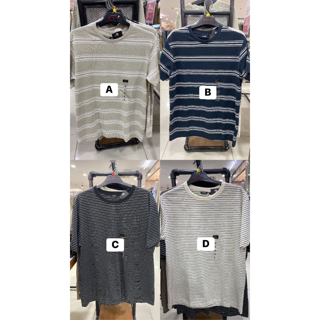 Cole Kaos Stripe Pria Original