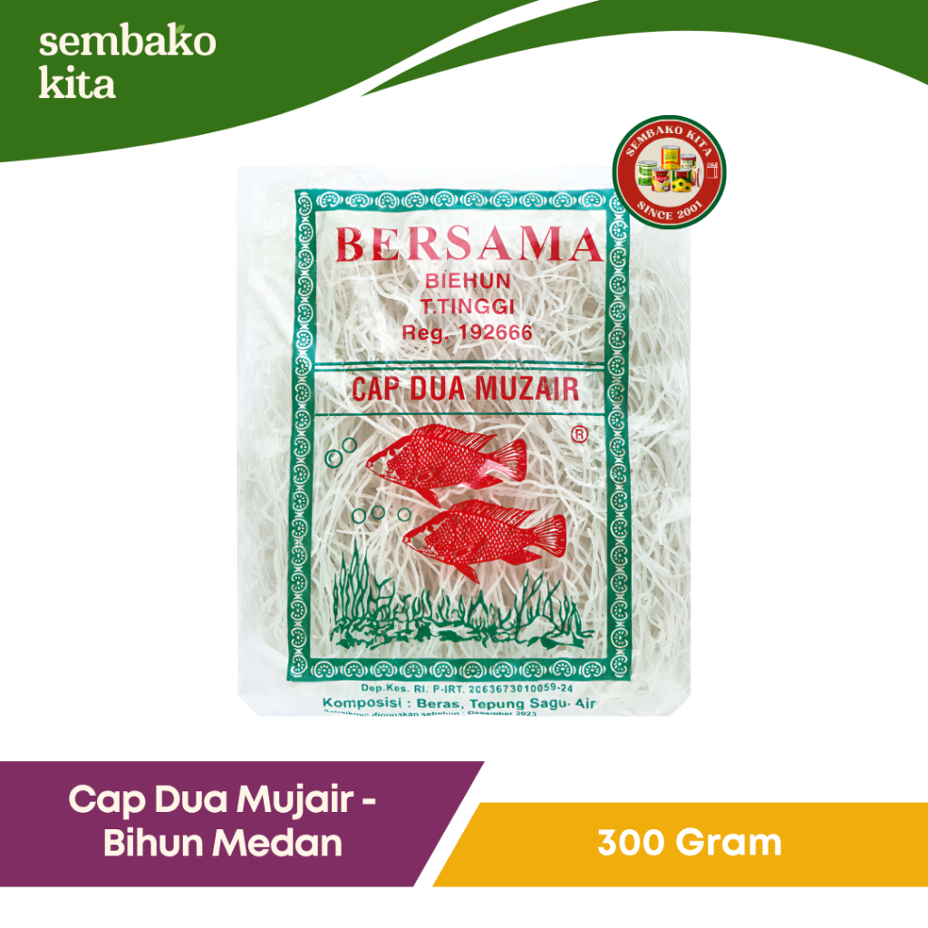 

Bihun Medan Cap Dua Mujair 300g