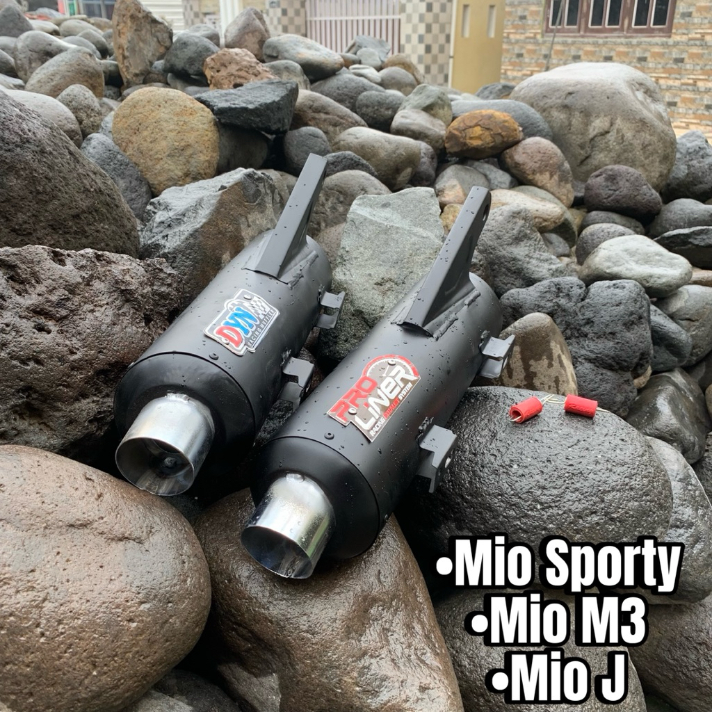 Knalpot Standar Racing Mio Sporty/Mio J/Mio M3 TERMURAH Merk Proliner,Dyn