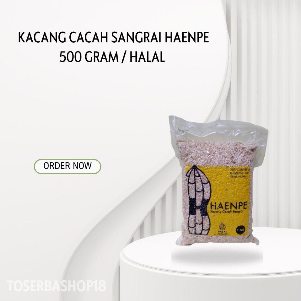 

Kacang Matang / Kacang Cacah Sangrai Haenpe 500 gram / Halal
