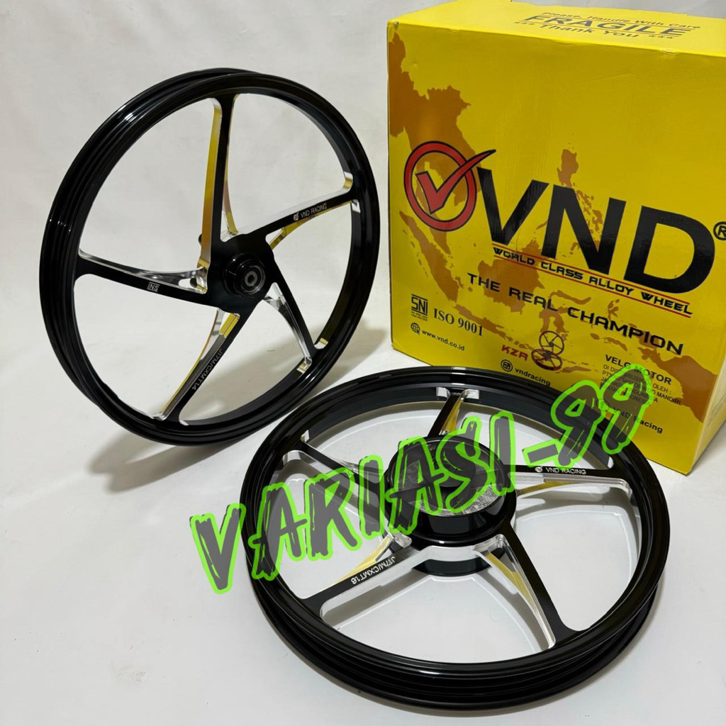 velg vnd kzr mx king 160x17 & 160x17 pelak racing vnd ring 17 kzr mx king velg original vnd