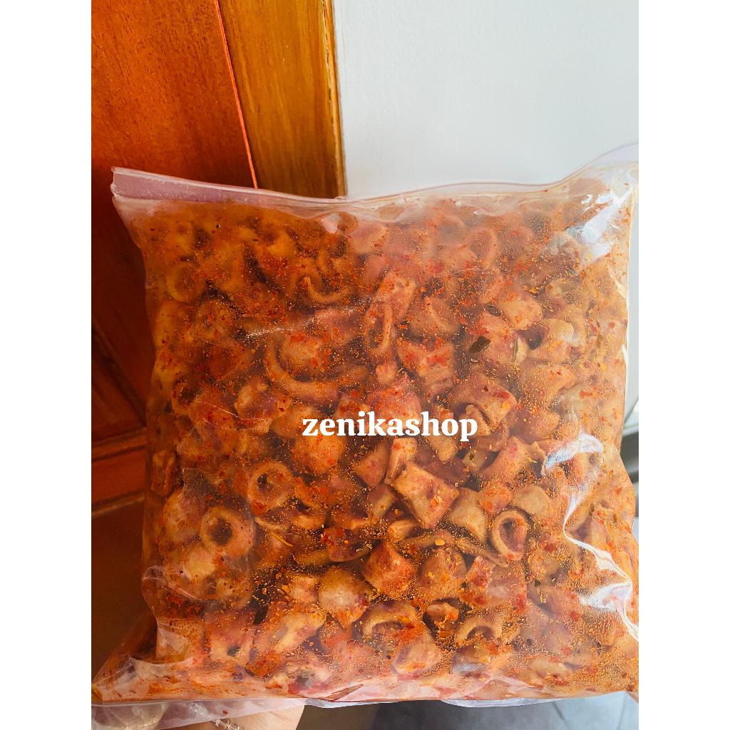 

seblak sotong goreng 1kg pedas daun jeruk