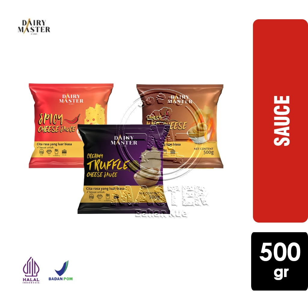 

DAIRY MASTER Nacho Cheese/ Cheddar/ Creamy Cheese Sauce [1 pcs]