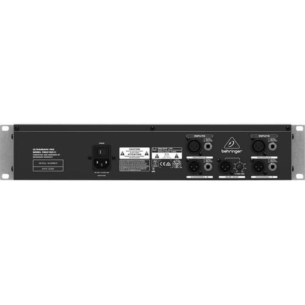 Behringer FBQ3102HD Graphic Equalizer 31 Band Ekualiser FBQ3102 HD FBQ-3102HD
