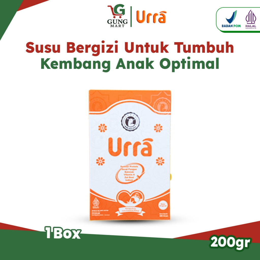 

URRA Susu Kambing Saneen Untuk Penambah Berat Badan & Tinggi Badan Anak - 1 Box