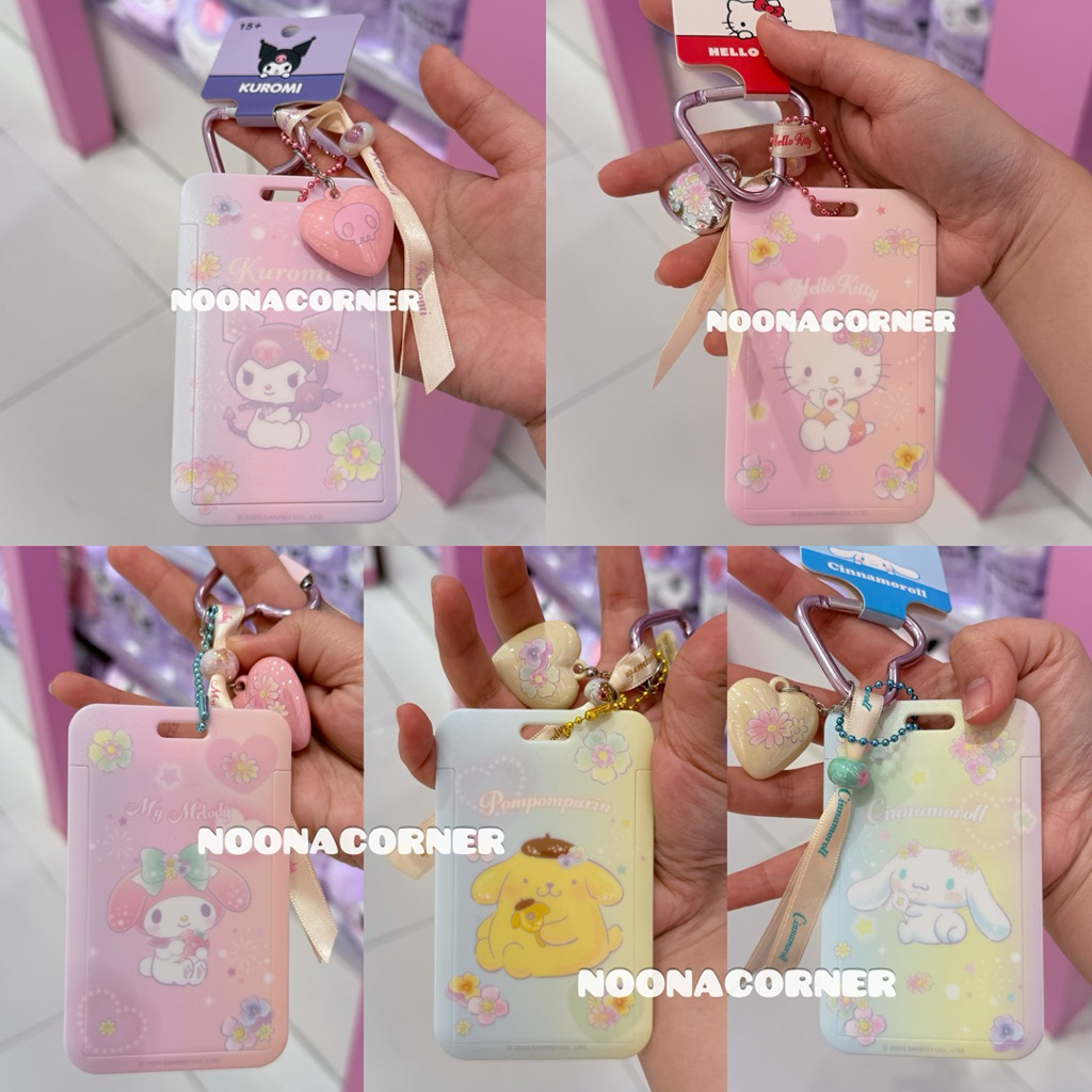 

Miniso x Sanrio ‼️ Card Holder Heart & Ribbon Flower Language Sanrio Characters Collections (Kuromi / My Melody / Cinnamoroll / Hello Kitty / Pompompurin)